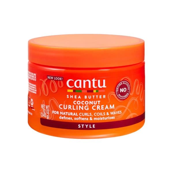 کرم فر کننده مو شی باتر کنتو – cantu Hair styling cream for curly hair