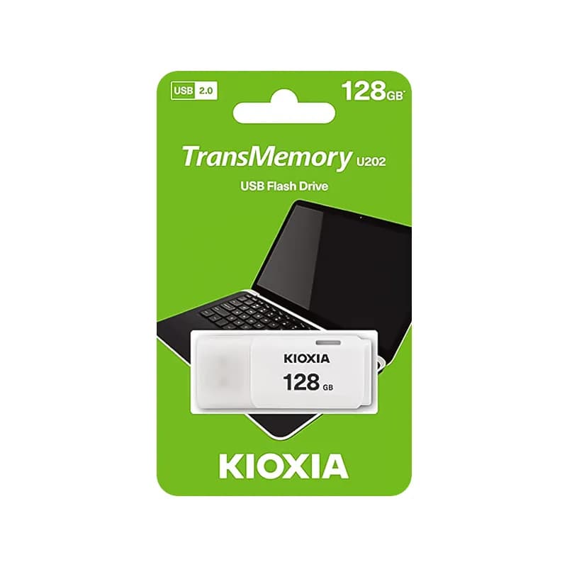 فلش مموری کیوکسیا مدل U202 USB2.0 ظرفیت 128 گیگابایت - مرکز حافظه ایران