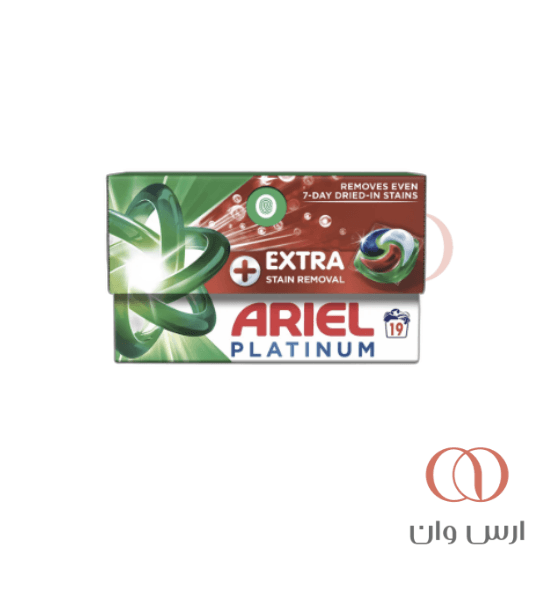 قرص ماشین لباسشویی لکهبر آریل مدل Extra بسته 19 عددی — تصویر ۵