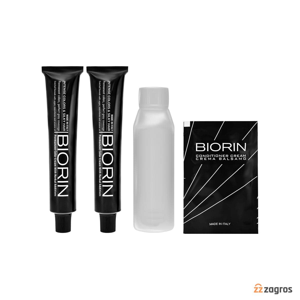 کیت رنگ مو بیورین BIORIN شماره 7.7 رنگ بلوند شکلاتی — تصویر ۳