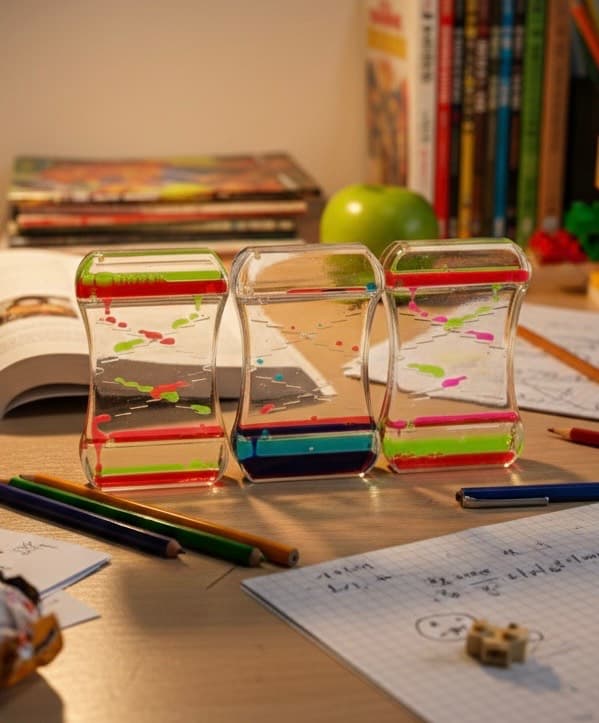 ساعت ژله ای پله ای دو رنگ