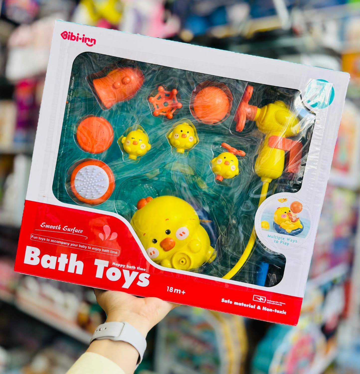 ست اسباب بازی حمام طرح اردک برند BATH TOYS
