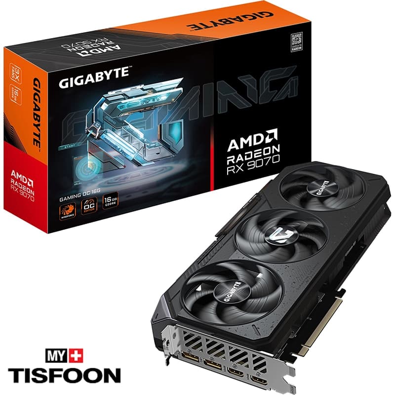 کارت گرافیک گیگابایت Radeon RX 9070 GAMING OC 16GB
