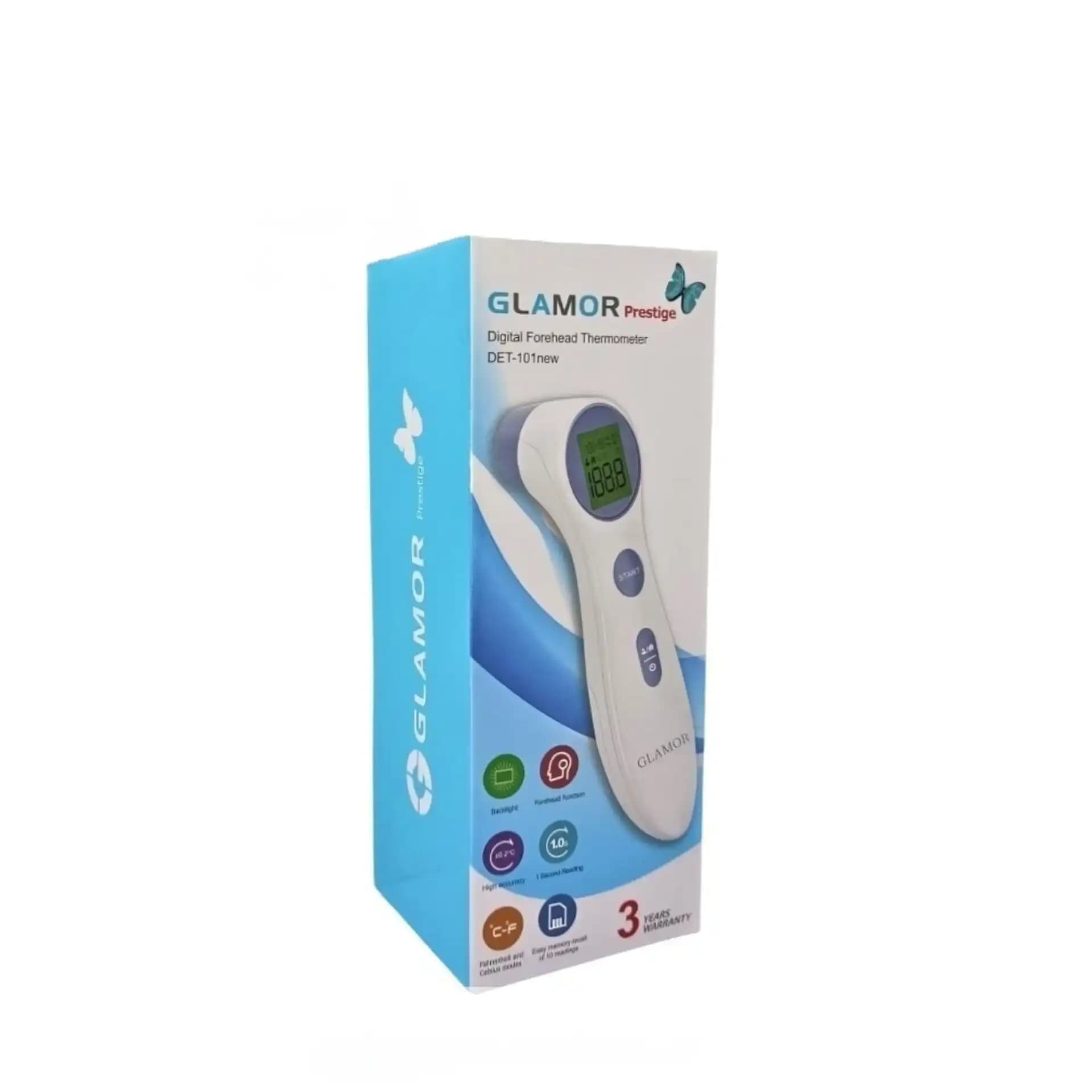 تب سنج دیجیتال لیزری گلامور Glamor DET-101 New — تصویر ۵
