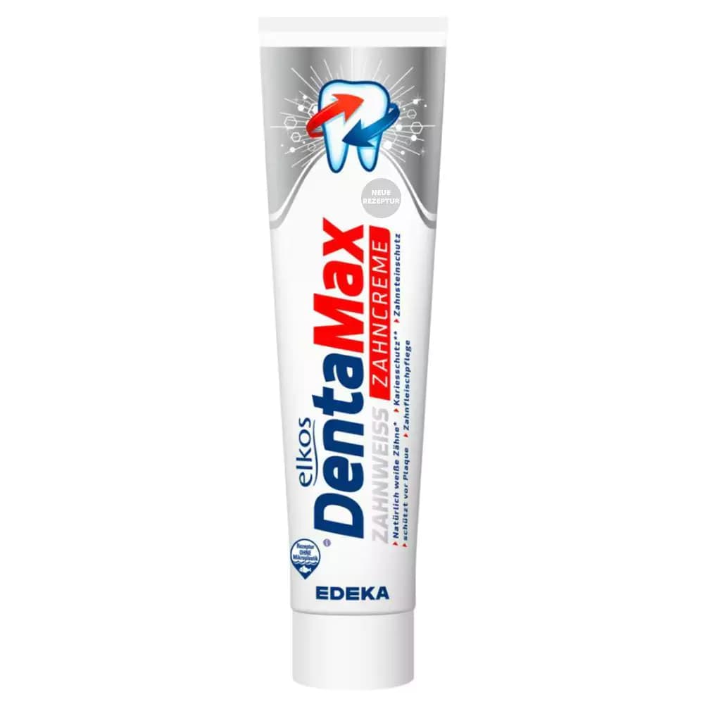 خمیر دندان سفید کننده دنتا مکس Denta max مدل Zahnweiss اصل آلمانی حجم 125 میل — تصویر ۶