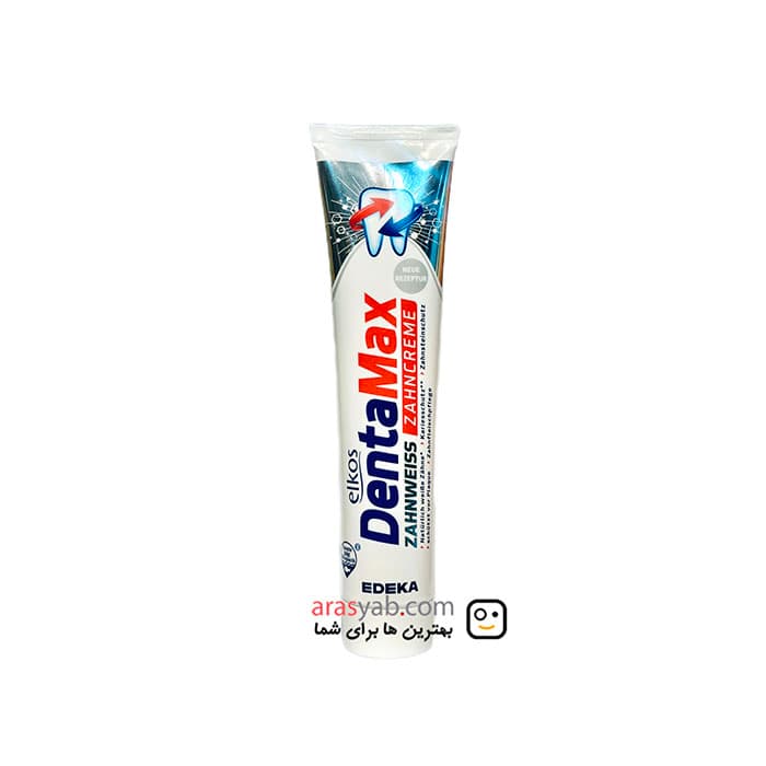 خمیر دندان سفید کننده دنتا مکس Denta max مدل Zahnweiss اصل آلمانی حجم 125 میل