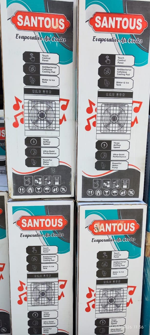 کولر آبی پرتابل سلولزی 36000 سانتوس Santous تبریز مدل ja-36000 — تصویر ۵