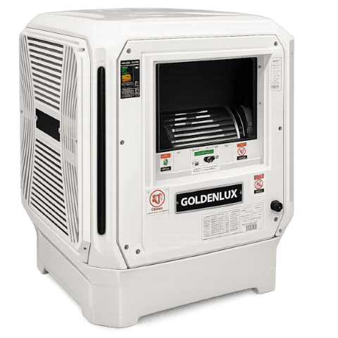 کولر آبی پلیمری سلولزی 4000 بغل زن گلدن لوکس Golden Lux موتور BLDC