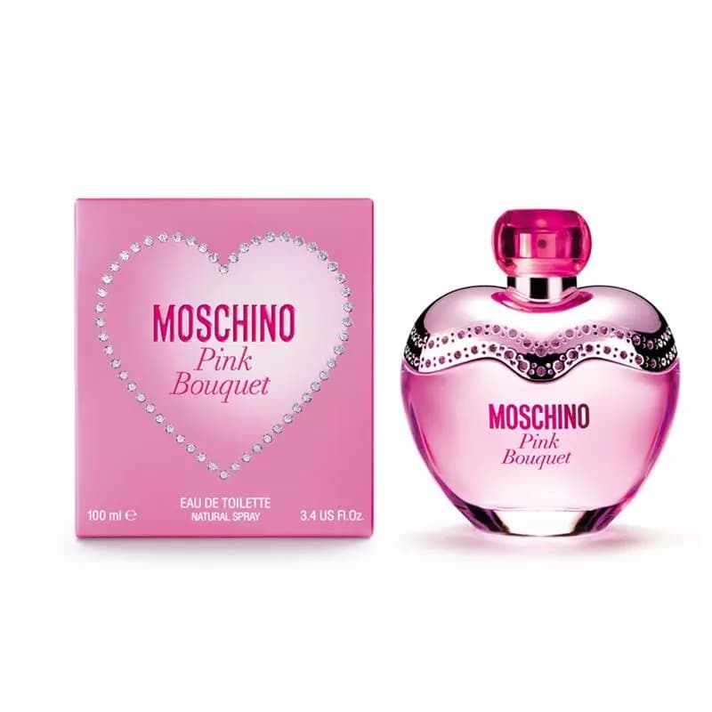 عطر و ادکلن زنانه موسچینو پینک بوگت ادوتویلت MOSCHINO PINK BOUQUET EDT FOR WOMEN — تصویر ۲