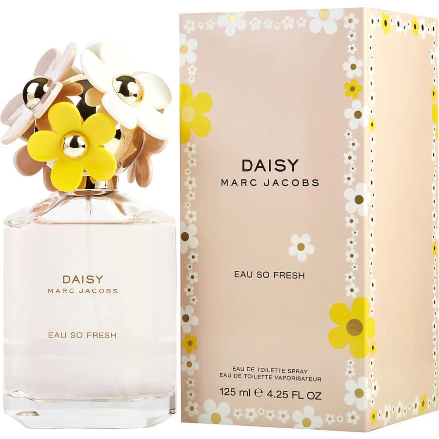 عطر و ادکلن زنانه مارک جاکوبز دیسی سو فرش ادوتویلت MARC JACOBS DAISY EAU SO FRESH EDT FOR WOMEN