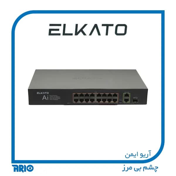 سوییچ شبکه 16 پورت EL-1SB1621GP-250W ELKATO — تصویر ۷
