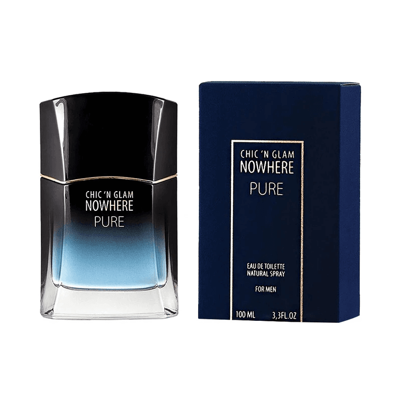 ادکلن مردانه لاکچری CHIC IN GLAMرایحه100NOWHERE PUREمیل — تصویر ۴