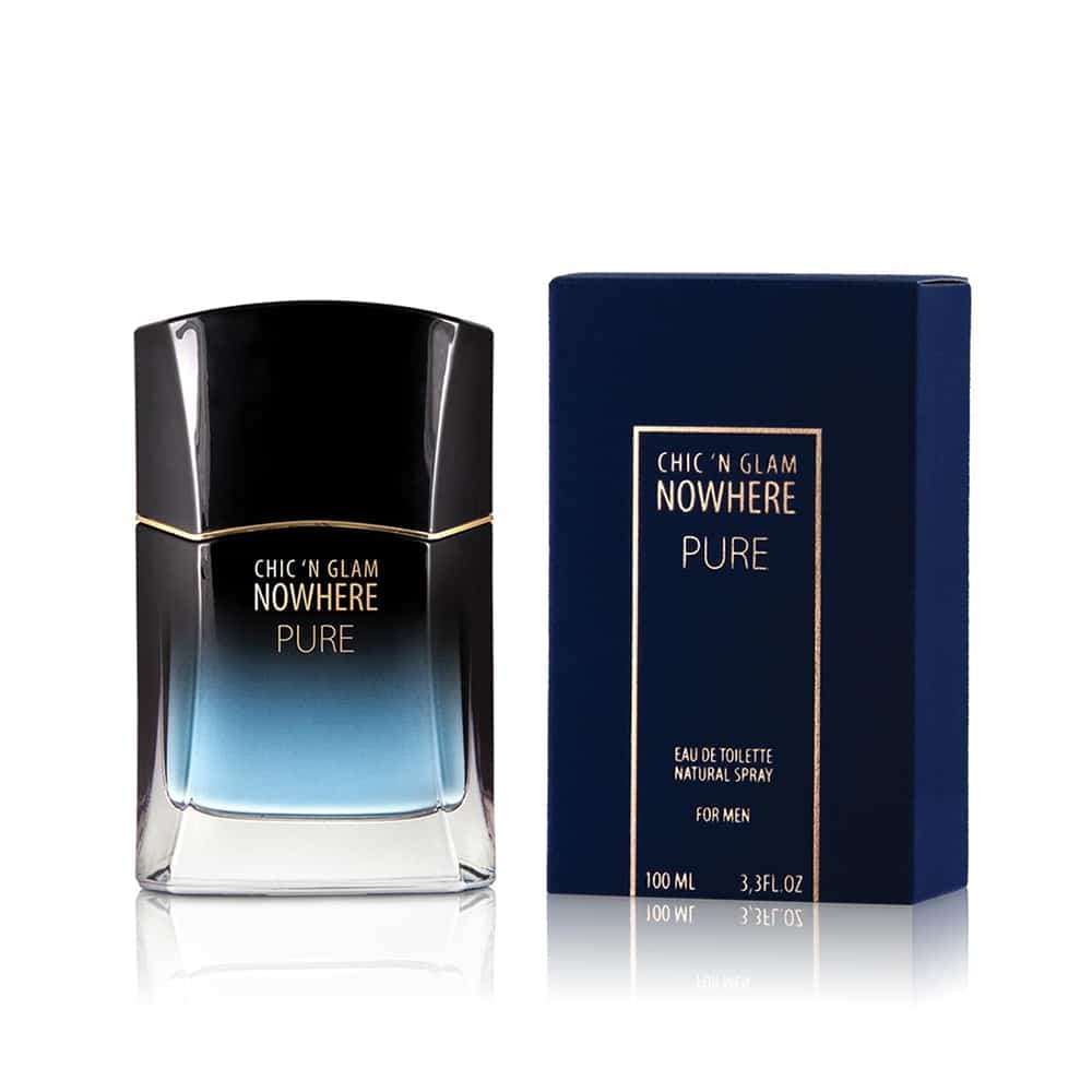ادکلن مردانه لاکچری CHIC IN GLAMرایحه100NOWHERE PUREمیل — تصویر ۷