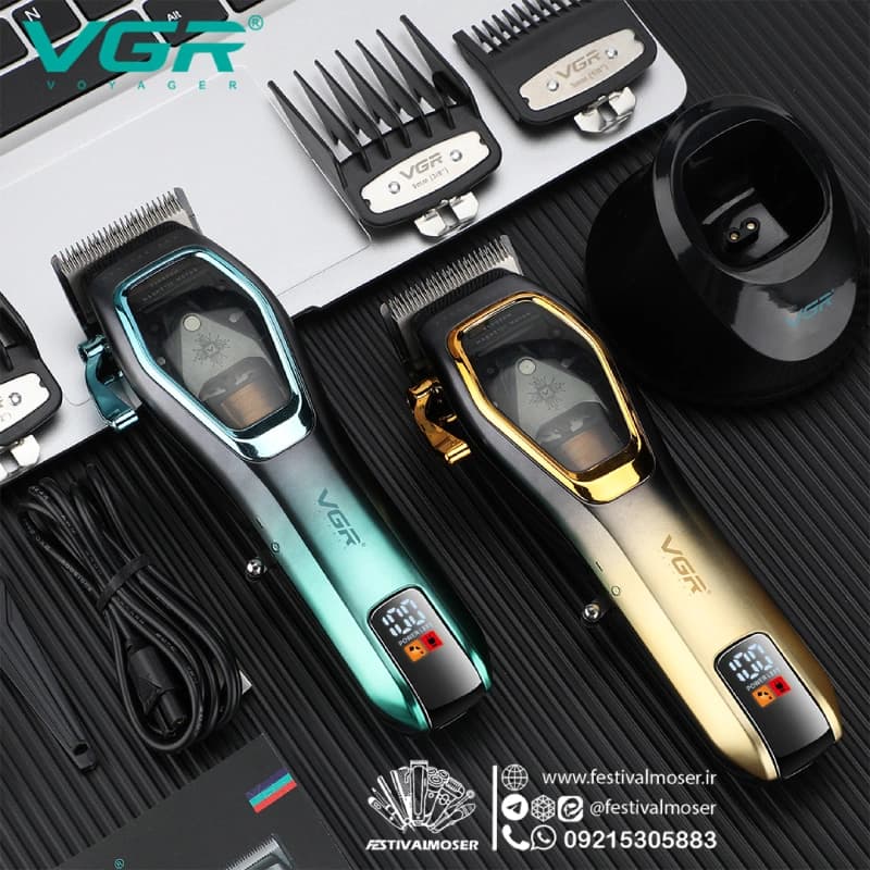 ماشین اصلاح سر و صورت وی جی آر مدل V-674 — تصویر ۱۱