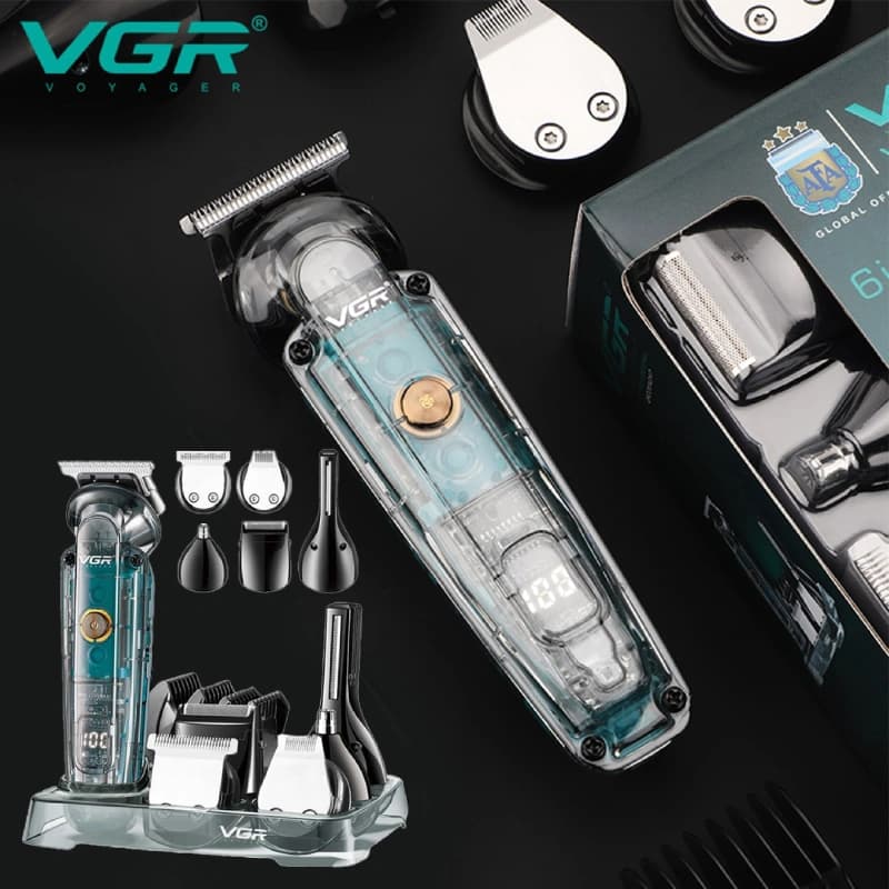 ماشین اصلاح شش کاره وی جی آر مدل V-102 (طرح جدید) — تصویر ۳