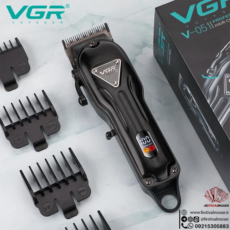ماشین اصلاح سر و صورت وی جی آر مدل V-051 — تصویر ۳