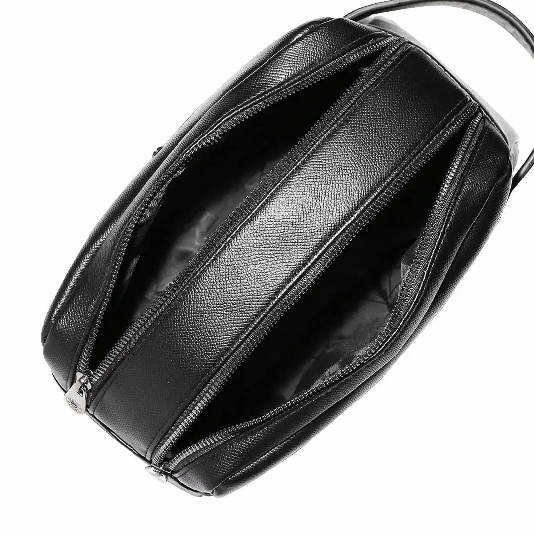 کیف دستی چرمی دو زیپ Mont Blanc مدل MB30445-Plus — تصویر ۶