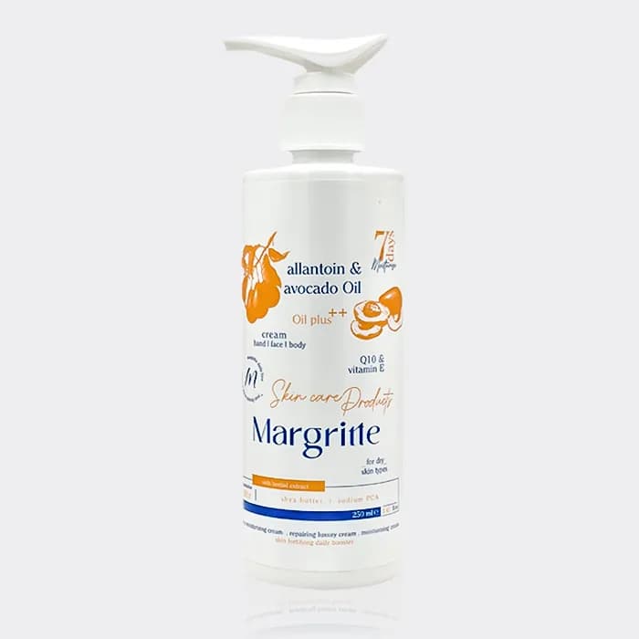 کرم مرطوب کننده آووکادو و آلانتوئین مارگریت Margritte Allantoin & Avocado Oil Cream 250ml — تصویر ۲