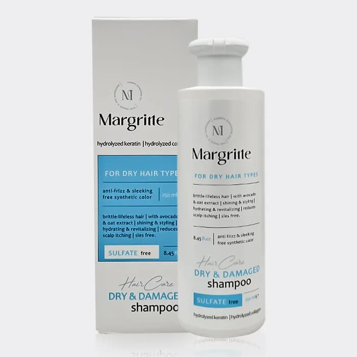 شامپو بدون سولفات موهای خشک مارگریت Margritte Dry & Damaged Shampoo 250ml — تصویر ۵