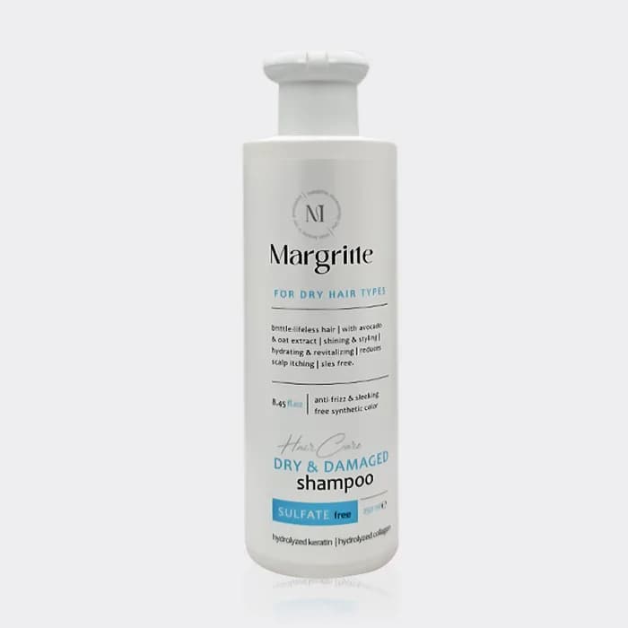 شامپو بدون سولفات موهای خشک مارگریت Margritte Dry & Damaged Shampoo 250ml — تصویر ۴