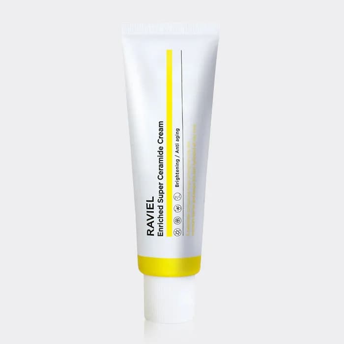 کرم آبرسان و ترمیم کننده سوپر سرامید راویل Raviel Enriched Super Ceramide CREAM 50ml — تصویر ۲