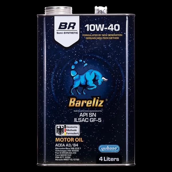 روغن موتور پلاستیکی SN 10W40 BZ1 حجم 1 لیتر بارلیز — تصویر ۳