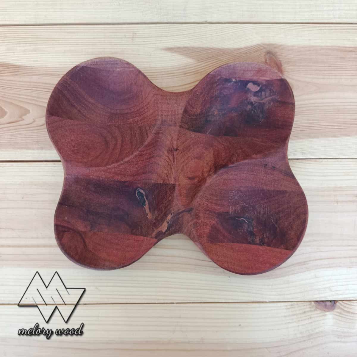 اردوخوری چهار قسمتی چوب اکالیپتوس کد d570