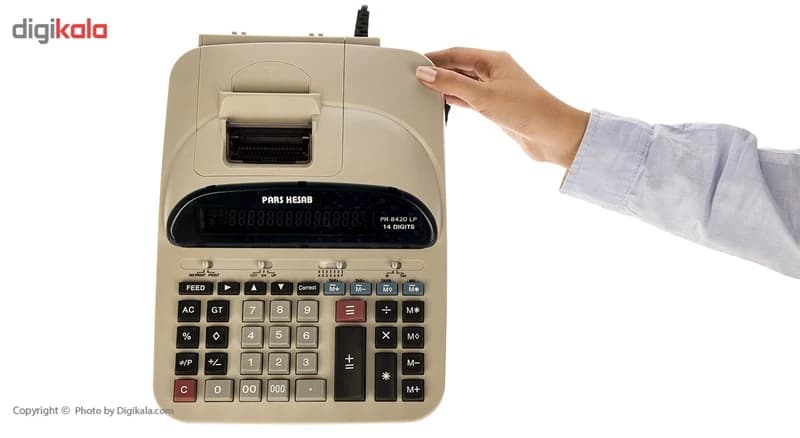 ماشین حساب ایرانی پارس حساب مدل PR-8420LP — تصویر ۵