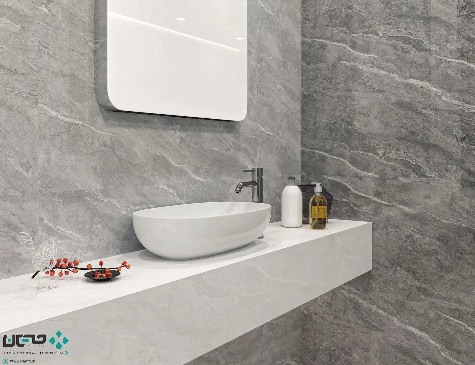 سرامیک عقیق مدل ونوس 120*60 طوسی نانوپولیش