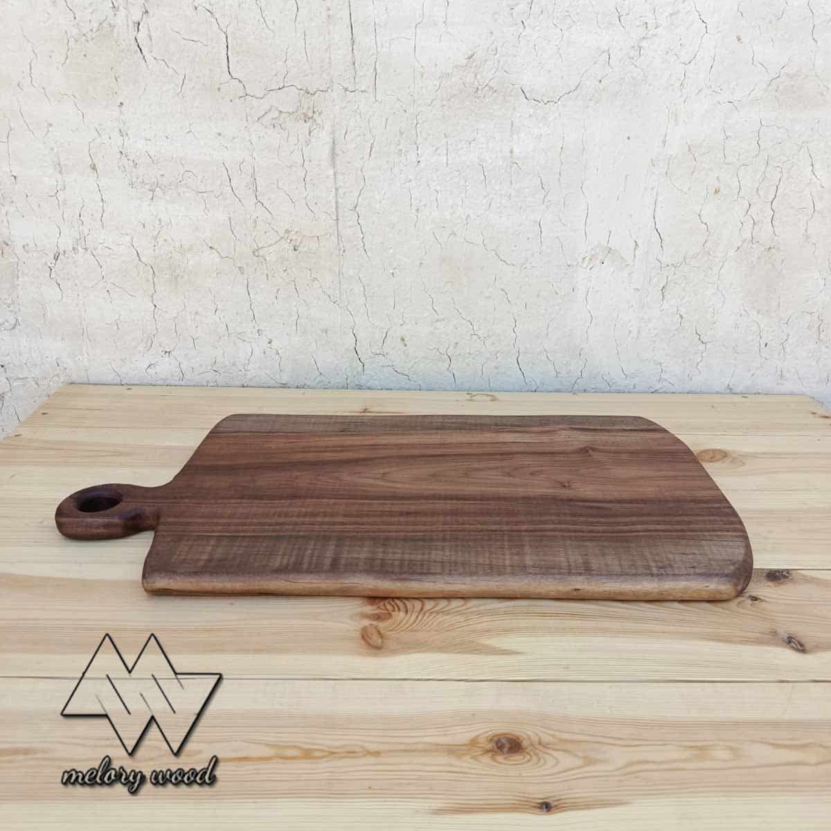 تخته برش چوب گردو یک تکه کد d448 — تصویر ۸