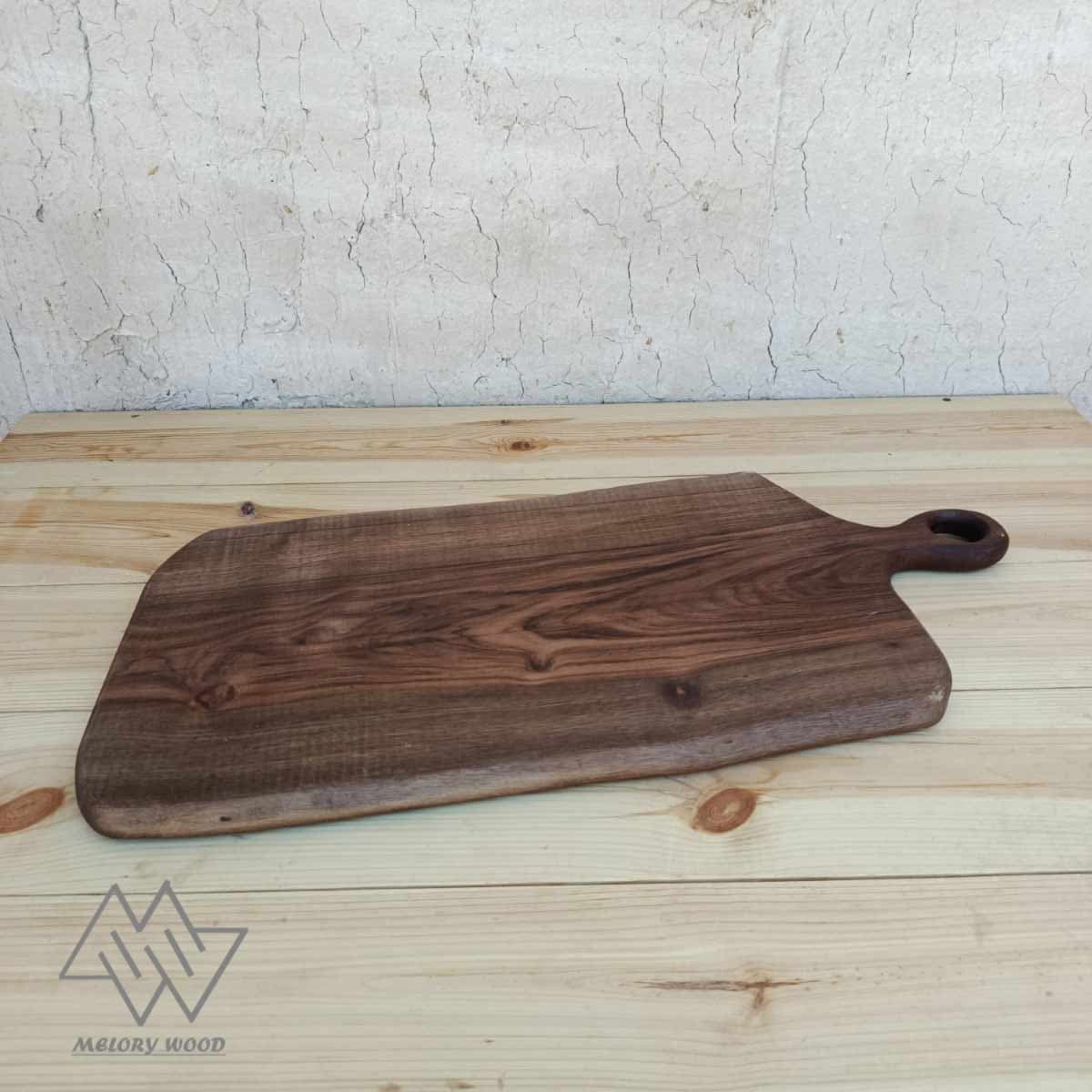 تخته برش چوب گردو یک تکه قابل شست و شو کد d404 — تصویر ۷