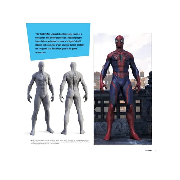 آرت بوک بازی اسپایدرمن Marvel’s SpiderMan: The Art of the Game — تصویر ۱۲