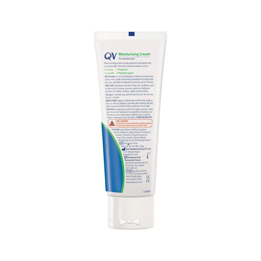 کرم مرطوب کننده کیو وی Moisturising Cream حجم 100 گرمی — تصویر ۷