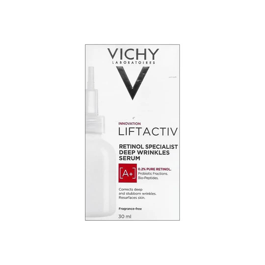 سرم لیفت کننده و ضد چروک ویشی LIFTACTIV RETINOL حجم 30 میلی لیتری — تصویر ۳