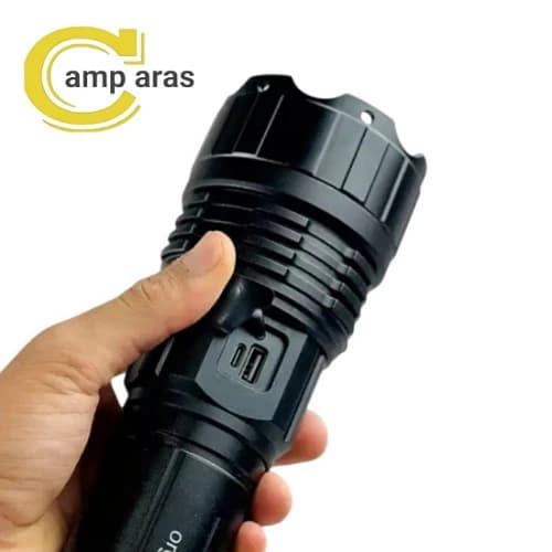 چراغ قوه شارژی اسمال سان مدل ZY-T312 زوم دار — تصویر ۵