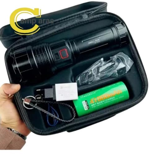 چراغ قوه شارژی اسمال سان مدل ZY-T312 زوم دار — تصویر ۸
