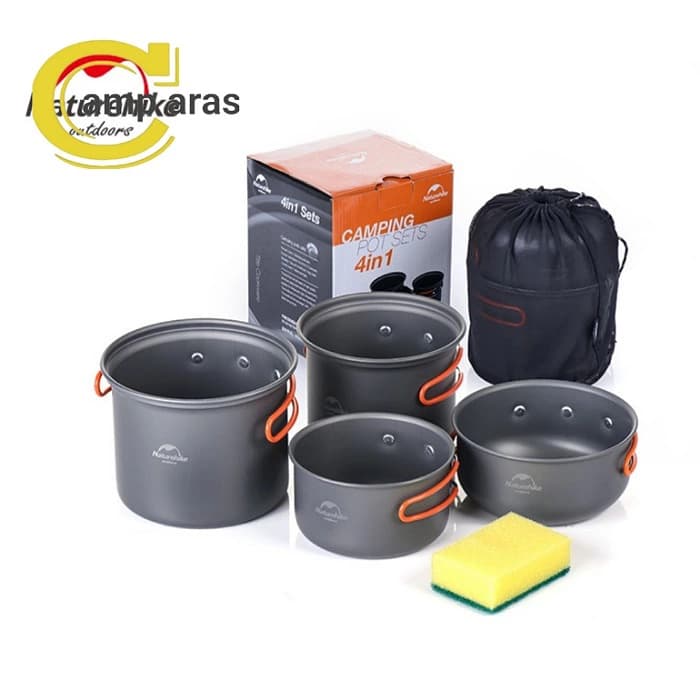 ست ظروف 4 تکه نیچرهایک 2-3 نفره NH18T018-G اورجینال