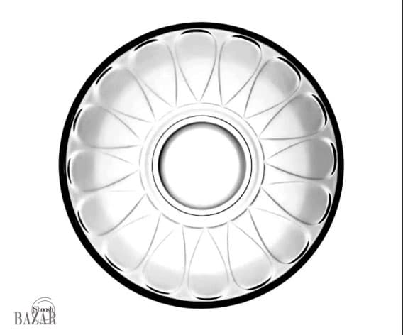 نعلبکی 6 عددی بیسیک پاشاباغچه کد 54451
