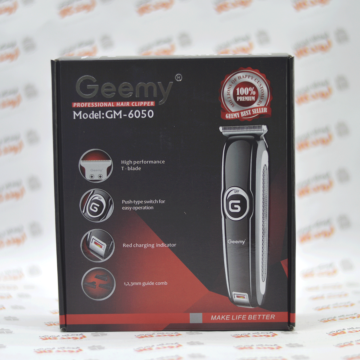 ماشین اصلاح و خط زن جیمی Geemy مدل GM-6050