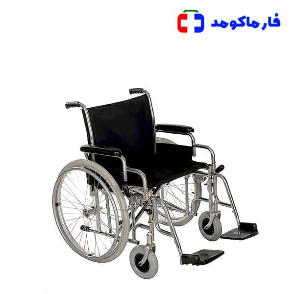 ویلچر سایز بزرگ ایران بهکار مدل 704 — تصویر ۳