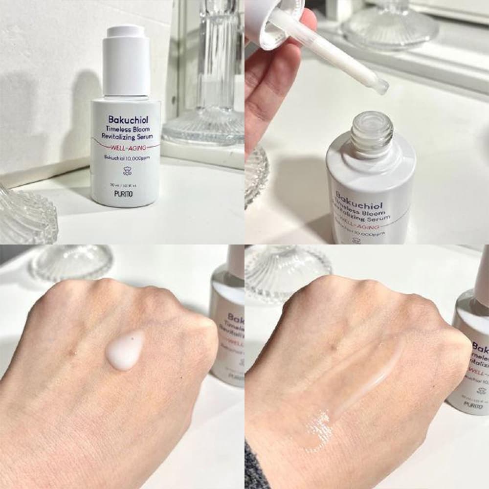 سرم ضد چروک و جوانساز باکوچیول بلوم پیوریتو Purito SEOUL Timeless Bloom Bakuchiol Serum — تصویر ۷
