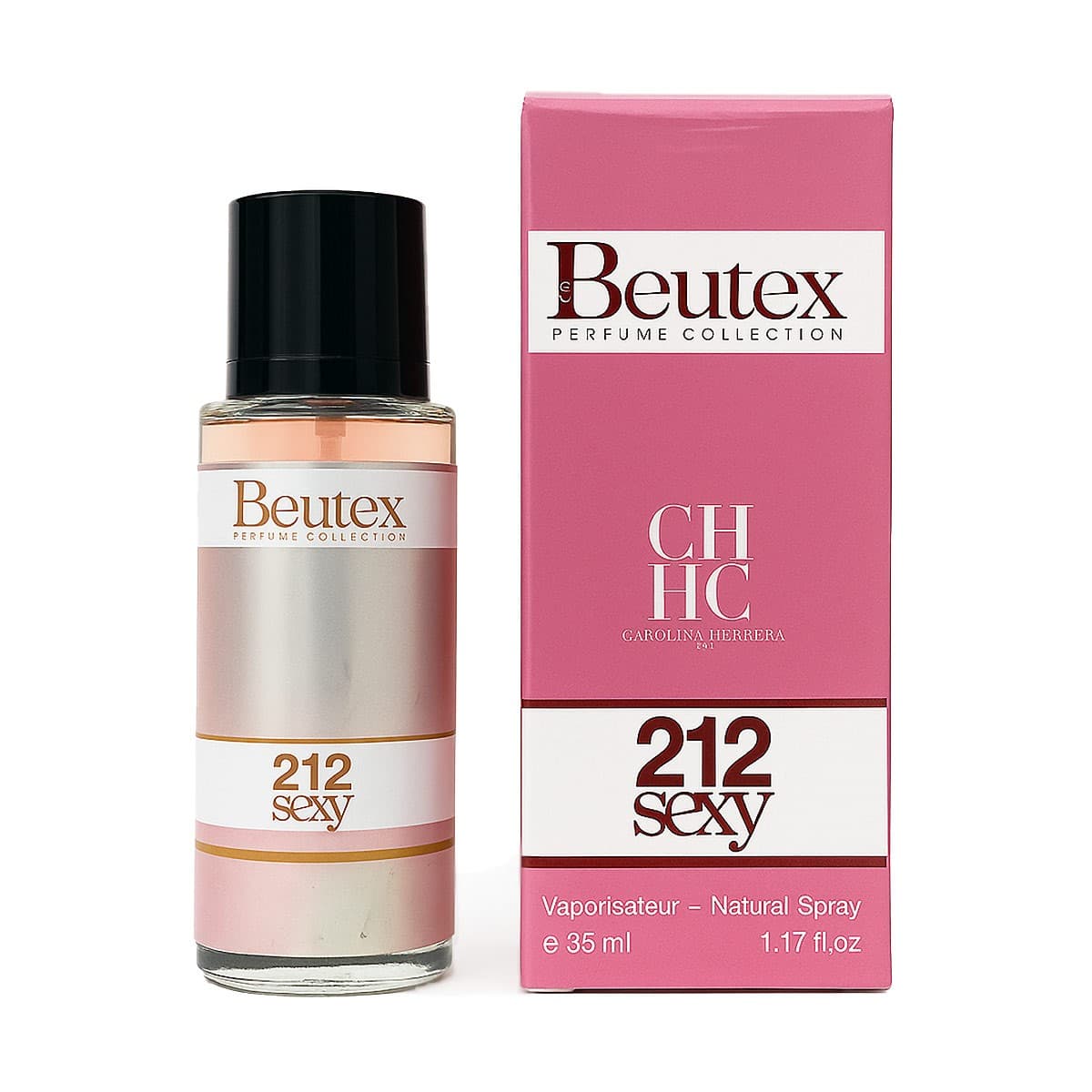 عطر جیبی بیوتکس مناسب زنانه مدل 212 Sxy – رایحه شیرین – حجم 35 میلی لیتر