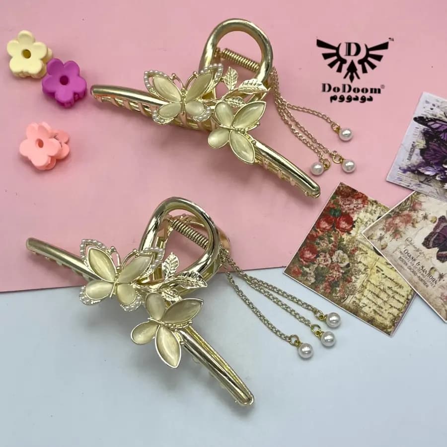کلیپس فلزی پروانه رزینی آویزدار C222 — تصویر ۸