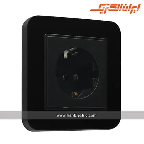 پریز برق ارتدار ارس مشکی زه مشکی — تصویر ۲