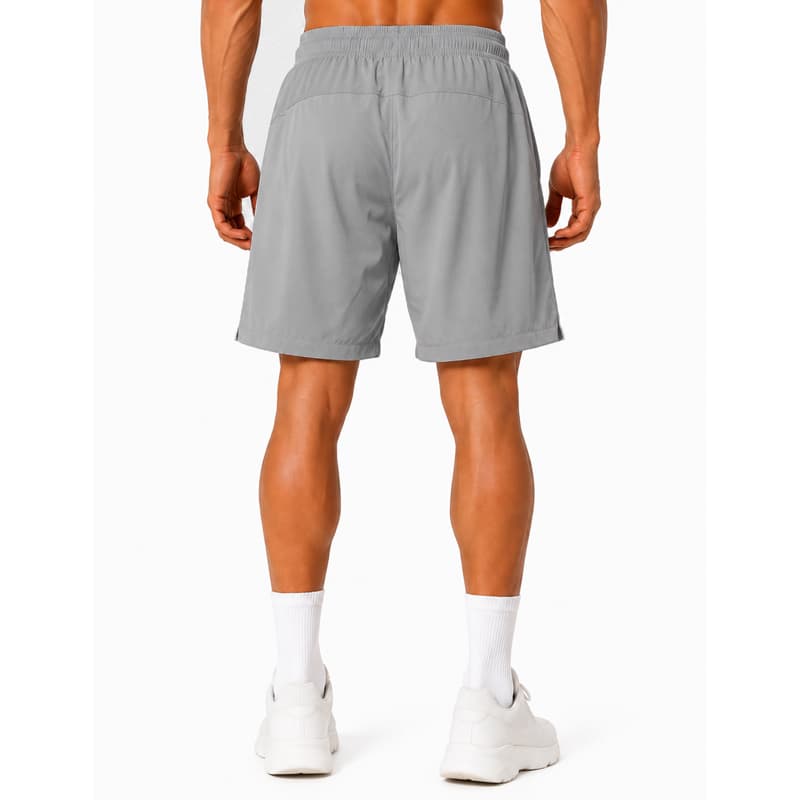 شلوارک ورزشی مردانه نایک مدل Dri Fit-8038 طوسی روشن — تصویر ۴
