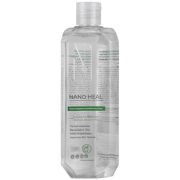 تونر تنظیم کننده چربی و مات کننده پوست چرب نانوهیل 270ml — تصویر ۲