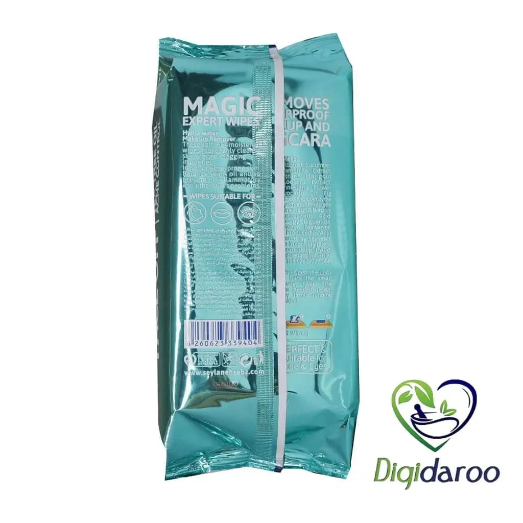 دستمال مرطوب پاک کننده آرایش (FACE OFF) هیدارواتر(Hydra Water) دافی 55 عددی (آبی) — تصویر ۵