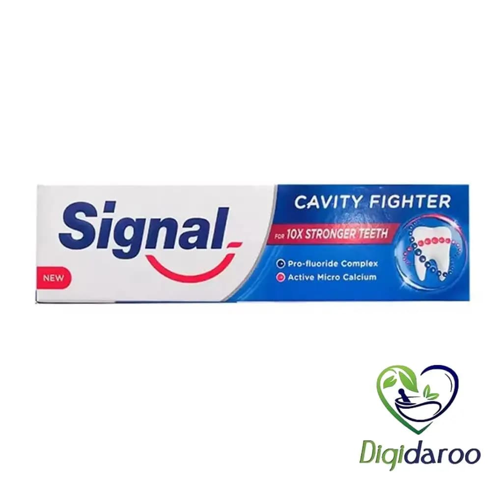 خمیر دندان ضد پوسیدگی (Cavity Fighter) سیگنال 100 میلی لیتری (نعنایی) — تصویر ۲