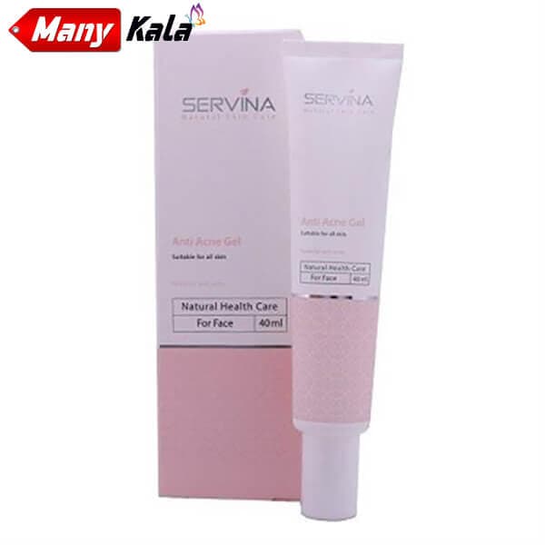 ژل ضد جوش صورت سروینا SERVINA مدل Anti Acne حجم 40 میلی لیتر — تصویر ۱۱