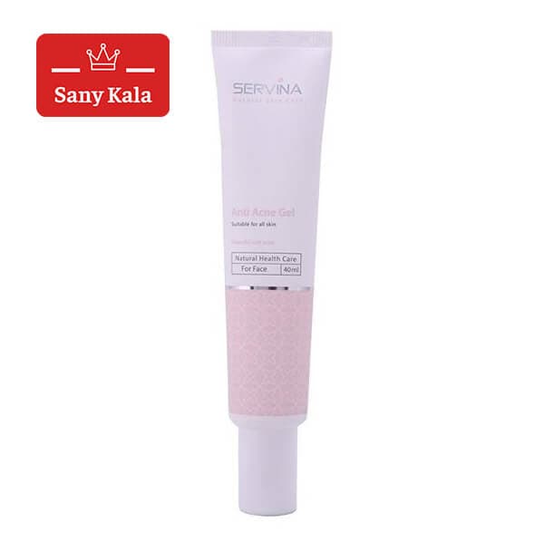 ژل ضد جوش صورت سروینا SERVINA مدل Anti Acne حجم 40 میلی لیتر — تصویر ۹
